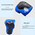 3 in 1 Kids Protective Gear Set Knee Pads Elbow Pads Wrist Guards Adjustable Protective Gear Set for Skateboarding Skating Cycling Bike Scooter