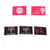 10PCS Female Rights Protest Flag Set Polyester Garden Decoration Flag with Flagpoles for Courtyards Type B