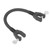 Ski Tip Connector Professional Speed Control Durable Portable Ski Training Aid for Beginners Kids Black
