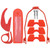 Electric Scooter Parts Silicone Protective Cover2pcs Hook3pcs Damping+Rear Mudguard Bracket ABS Fit for XIAOMI M365/PRO