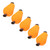 5 Pcs/Set Float Foam Tear Drop Strike Indicator Fishing Fly Accessories Tackle FishingOrange