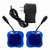 2pcs 12000mAh Rechargeable Lithium Battery with Charger for Fishing Bait Boats