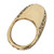 Archery Thumb Ring Handmade Engraving Pattern Brass Finger Protector Thumb Protector Ring with Anti Lost Rope for Outdoor Archery Hunting 22mm