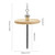 Portable Mosquito Coil Holder Multifunctional Magnetic Removable Oak Mosquito Coil and Incense  for Home Outdoor Use