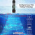 Fish Depth Finder Handheld Fish Finder Wireless Waterproof Sonar Fish Finder for Ice Fishing