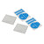 Drone Camera Lens Protector Film Tempered Glass 9H Hardness Scratch Proof Tempered Drone Lens Film for MINI 4 PRO 2 Set