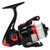 Portable Fishing Reel Casting Rods with Fish Wire Spinning Reel Fishing Accessory(black red )