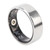 Smart Health Ring with Charging Case Stainless Steel Fitness Finger Ring for Sports and Sleep Monitoring Silver Number 17