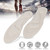 2Pair Orthotic Arch Support Insoles Shoe Pad 4D Jacquard Shock Sweat Absorb Breathable SpongeGold for Women