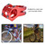 31.8mm Aluminum Alloy Mountain Bike Handlebar Fixed Stem Cycling Accessory (Red)