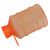 650ml Drinking Jug Portable Large Capacity Frosted Plastic Cute Sports Water Bottle with Carrying Handle Orange