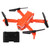 XT8 Mini Drone Aerial Photography RC FPV Drones 4K Dual Camera Multicolored Light Plane Toys Orange Dual Battery