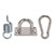 Stainless Steel Ceiling Hanging Kit 551lb Capacity Suspension Hook Hanger for Yoga Training Hammock Swings