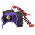 RC Motor Heatsink Cooling Fan with Dual Fans For 550 3650 3660 3670 3674 Motor 36mm Diameter Purple
