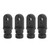 4 Pcs Bimini Top Fitting Nylon Eye End Top Bimini Top Hardware Cover Cap for Marine Boat 5/8