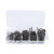 100PCS/Box Fishing Crank Hook High Carbon Steel Offset Lure Jig Worm Fishing Accessories Tools