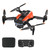Remote Control GPS Drone with Dual Camera 8K Foldable Headless Quadcopter with Brushless Motor Obstacle Avoidance Function Optical Flow Positioning Gesture Photography with Storage Bag