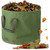 Garden Waste Bag Collapsible Canvas Reusable Water Resistant Garden Yard Leaf Waste Bag Waste Sack with Handles Storage Bag