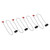 4PCS Treadmill Emergency Stop Switch with Magnet Running Machine Safety Clip Fitness Accessory Key Lock
