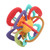 Manhattan Ball Plastic Cement Baby Teether Teethers Light Weight Baby Sensory Toys Ball for Children Infant
