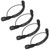 Canoeing Plastic Nylon Webbing Handle with Screw Fixed Button Set for Canoe Dugout