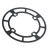 Bike Chain Guard 104BCD Mountain Bike Cranksets Guard Bike Chainring Sprockets Guard Protector Black
