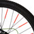 24PCS Bicycle Bike Wheel Spokes Reflective Sticks Tube Safe Cycle Spoke Reflector Safety Clip Wheel Reflective Tube Bicycle Decoration Light 75mm