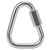 Outdoor Stainless Steel Triangle Shape 

Screw Lock Carabiner Mounteering 

Safety 

Buckle for Climbing Protection Euipment