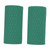 1 Pair Barbell Grips Bar Handles Silicone Anti Slip Thicken Dumbell Grips for Weightlifting Muscle Building Green