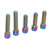 5Pcs Derailleur Screws M4 3Pcs 13.5 2Pcs 20mm Titanium Alloy Rustproof Easy Installation Cage Screws for Mountain Bike Colorful