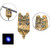 Fishing Bite Alarms Set Digital Fishing Alarm Kit LED Alarm Indicator Alert Bell Fishing Swinger Fishing Tackle with Zippered Box