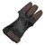 Archery Glove Finger Tab Accessories Three Finger Guard PU Leather Archery Gloves for Recurve Compound Bow XL