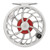 9/10 Fly Fishing Reel Full Sealing Bearing with Relief Force Mini Metal Fly Fishing Wheel Silver