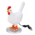 Chicken Egg Lamp 3D Hen Laying Egg Lamp Funny Resin Lifelike Chicken Night Light Decorative Animal Table Lamp for Bedroom
