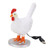 Chicken Egg Lamp 3D Hen Laying Egg Lamp Funny Resin Lifelike Chicken Night Light Decorative Animal Table Lamp for Bedroom
