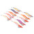 10Pcs Hard Bait Squid Jig Fishing Lure Octopus Wooden Shrimp Cuttlefish Hook Rig with Bag