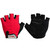 Outdoor Sports Unisex Half finger Gloves Motorcycle Bike Riding Cycling Glove Red M