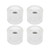 78A 60x45mm HighElastic Skateboard Flash Wheel PU Filling for Longboard Cruiser Board(White )
