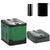 Portable Folding Toilet Outdoor Camping Potty with Lid for Camping Hiking Travel