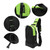 MultiFunctional Fishing Tackle Storage Bag Single Shoulder Lure Reel Line Hook Bag(Fluorescent Green )