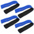 4PCs Reusable Fishing Rod Strap Strong Flexible Hook and Loop Fishing Gear Strap Rod BeltBlue