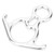 Bull Horn 8‑Shape Ring Descender Descent Control Device Downhill Rock Climbing Equipment