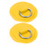 D Ring Pad Patch PVC Inflatable Boat Raft Dinghy Canoe Surfboard Kayak Tie Down FittingYellow