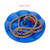 Children Swing Disc Toy Kids Round Rope Swings Outdoor Entertainment Activity（Blue Petals）