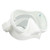 Scuba Diving Goggles Anti Fog Tempered Glass Snorkeling Dive Mask with Silicone Strap Foldable Panoramic View Swim Goggles White