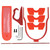Electric Scooter Accessories Kit Set Silicone Protective CoverHookDamping+Rear Mudguard Bracket Fit for XIAOMI M365/PRO