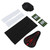 Bike Seat Set Ergonomic Prevent Slipping Breathable Pain Relief Bike Saddle Set with Bungee Cord for Mountain Bike Red