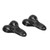 2Pcs Zinc Alloy Bumper Balls Bull Nuts RC Hanging Truck Balls Nuts for 1/10 Universal RC Cars Black