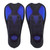 Men Women Swim Foot Fins Swimming Diving Open Heel Adjustable Snorkel Fin Blue M