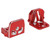 Motor Mount Aluminum Alloy Good Heat Dissipation Lightweight RC Car Motor Seat Base for XRT 1/6 RC Car Red